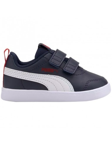Puma Παιδικό Sneaker Courtflex με Σκρατς Navy Μπλε 371544-01