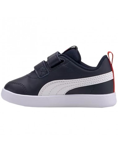 Puma Παιδικό Sneaker Courtflex με Σκρατς Navy Μπλε 371544-01