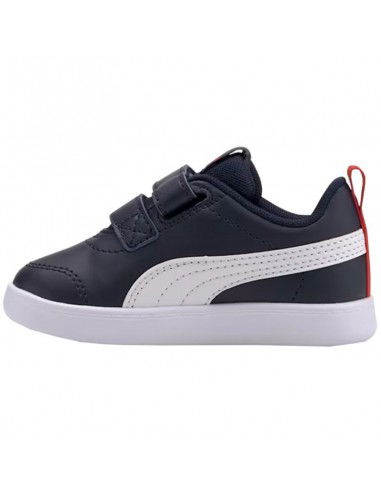Puma Παιδικό Sneaker Courtflex με Σκρατς Navy Μπλε 371544-01