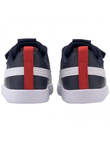 Puma Παιδικό Sneaker Courtflex με Σκρατς Navy Μπλε 371544-01