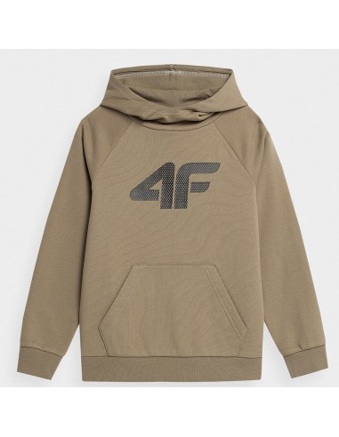 4F Παιδικό Φούτερ με Κουκούλα και Τσέπες Μπεζ 4FJSS23TSWSM220-83S