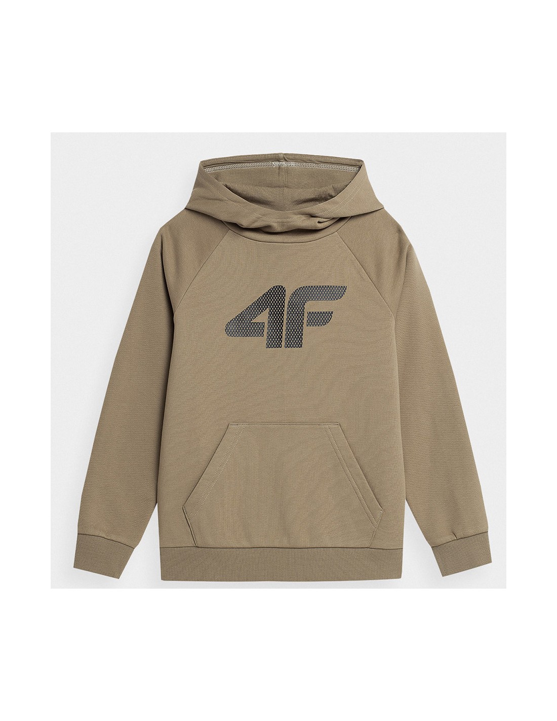 4F Παιδικό Φούτερ με Κουκούλα και Τσέπες Μπεζ 4FJSS23TSWSM220-83S