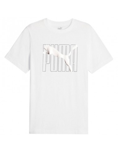 Puma Ανδρικό T-shirt Κοντομάνικο Λευκό 675922-02