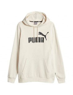 Puma Ανδρικό Φούτερ με Κουκούλα Εκρού 586687-87
