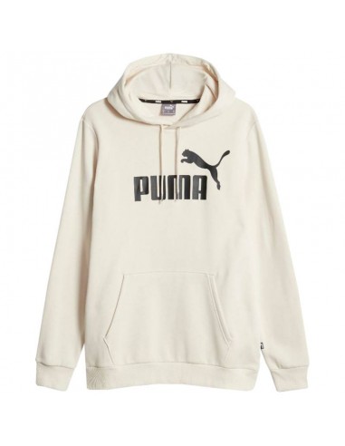 Puma Ανδρικό Φούτερ με Κουκούλα Εκρού 586687-87