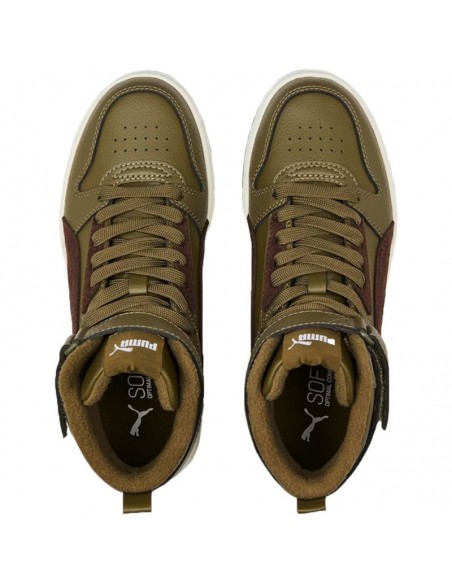 Puma Παιδικά Sneakers High Rbd Game Χακί 388449-01