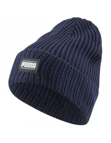 Puma Classic Beanie Ανδρικός Σκούφος με Rib Πλέξη σε Μαύρο χρώμα 024038-01