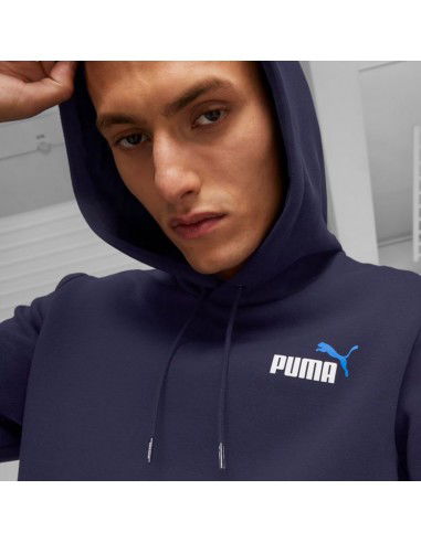 Puma Ανδρικό Φούτερ με Κουκούλα Μπλε 674471-06