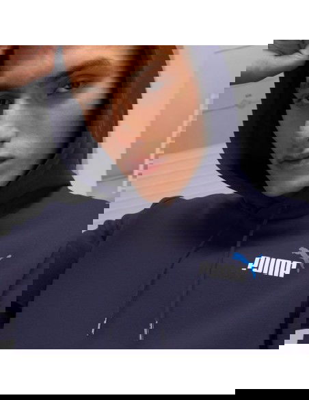 Puma Ανδρικό Φούτερ με Κουκούλα Μπλε 674471-06