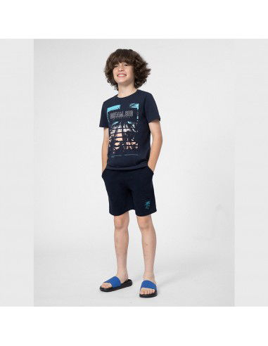 4F Αθλητικό Παιδικό Σορτς/Βερμούδα Μπλε 4FJSS23TSHOM047-31S