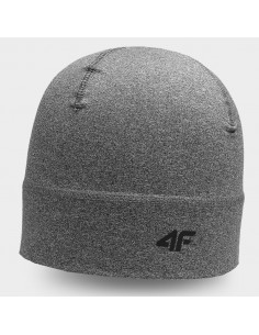 4F Beanie Unisex Σκούφος Πλεκτός σε Γκρι χρώμα 4FAW23AFCAU055-25M
