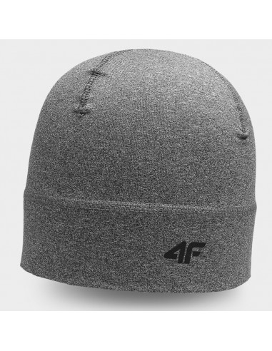 4F Beanie Unisex Σκούφος Πλεκτός σε Γκρι χρώμα 4FAW23AFCAU055-25M