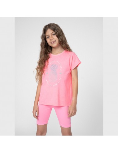 4F Παιδικό T-shirt Ροζ 4FJSS23TTSHF398-56S