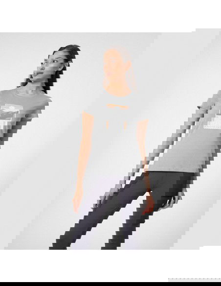 4F Γυναικείο T-shirt Γκρι 4FSS23TFTSF274-27S