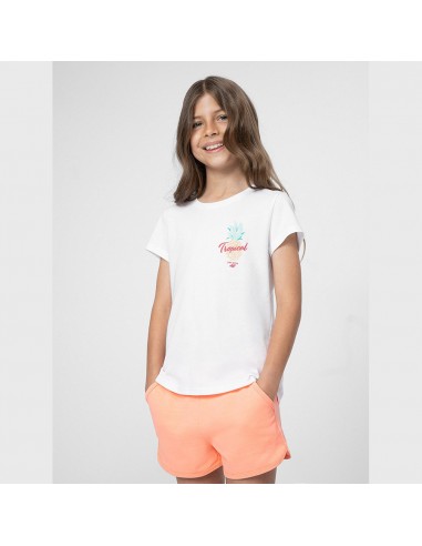 4F Παιδικό T-shirt Λευκό 4FJSS23TTSHF399-10S
