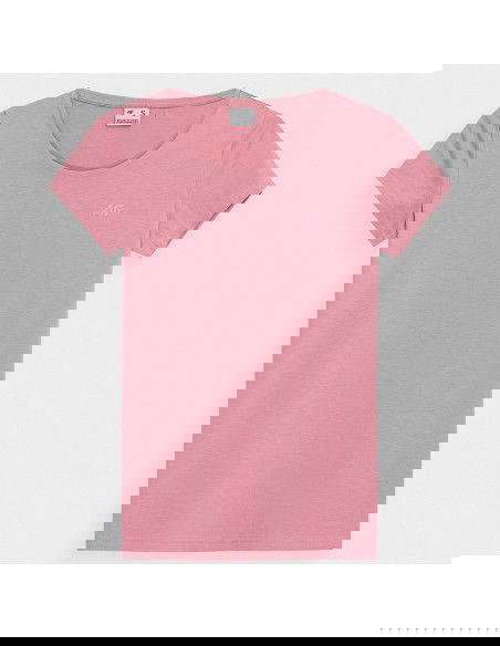 4F Γυναικείο Αθλητικό T-shirt Ροζ 4FSS23TTSHF580-56S