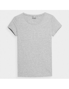 4F Γυναικείο Αθλητικό T-shirt Γκρι 4FSS23TTSHF583-27M