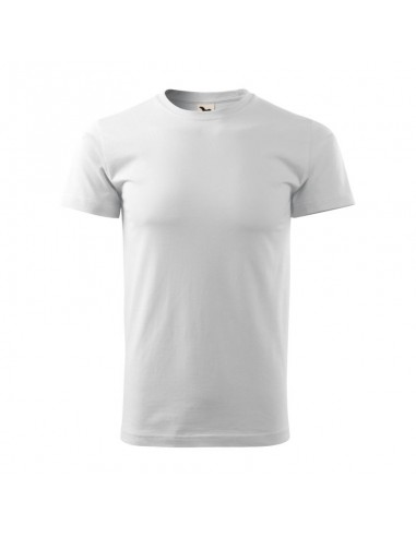 Malfini Basic Ανδρικό Διαφημιστικό T-shirt Κοντομάνικο σε Λευκό Χρώμα MLI-82900