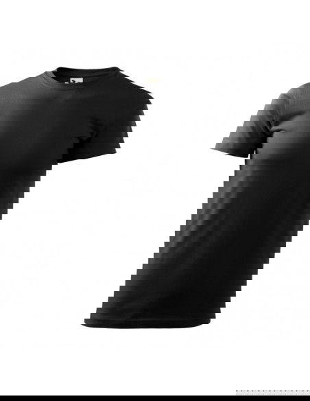 Malfini Basic Ανδρικό Διαφημιστικό T-shirt Κοντομάνικο σε Μαύρο Χρώμα MLI-82901