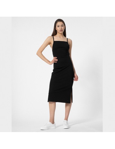 4F Καλοκαιρινό Mini Φόρεμα Μαύρο 4FSS23TDREF052-20S
