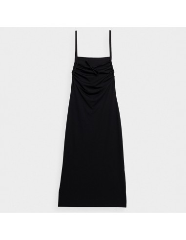 4F Καλοκαιρινό Mini Φόρεμα Μαύρο 4FSS23TDREF052-20S