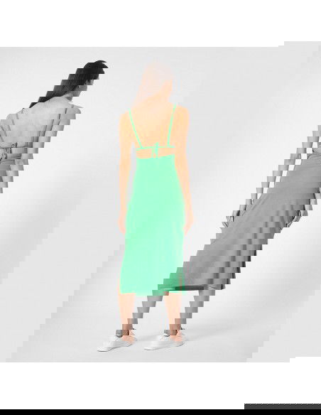 4F Καλοκαιρινό Mini Φόρεμα Πράσινο 4FSS23TDREF052-41N