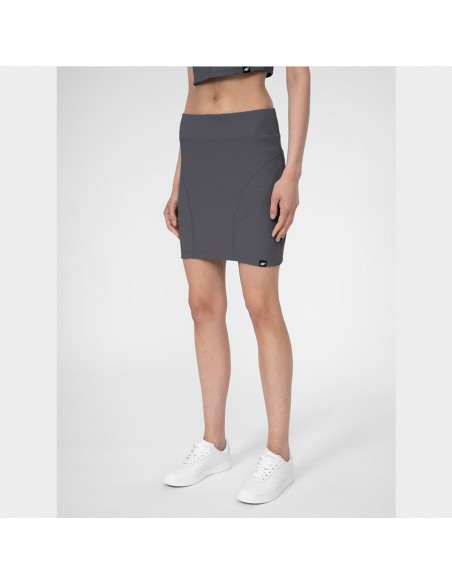 4F Mini Φούστα σε Γκρι χρώμα 4FSS23TSKIF007-22S