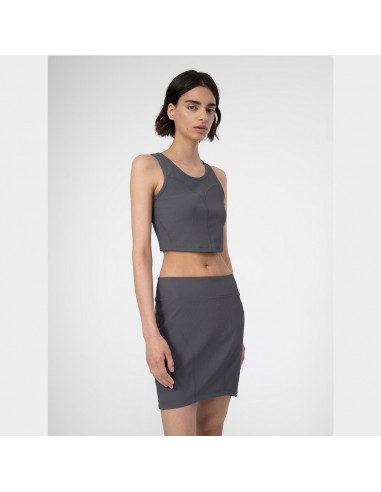 4F Mini Φούστα σε Γκρι χρώμα 4FSS23TSKIF007-22S