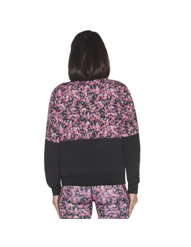 Skechers Fantasy Fields Κοντό Γυναικείο Bomber Jacket Διπλής Όψης Ροζ WJA314-BKRB