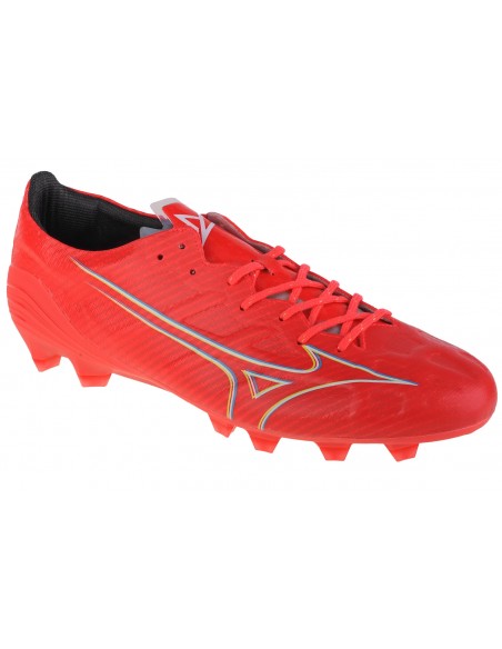 Mizuno Alpha Elite FG P1GA236264 Χαμηλά Ποδοσφαιρικά Παπούτσια με Τάπες Κόκκινα