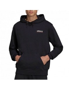Adidas Adventure Ανδρικό Φούτερ με Κουκούλα και Τσέπες Μαύρο HF4765