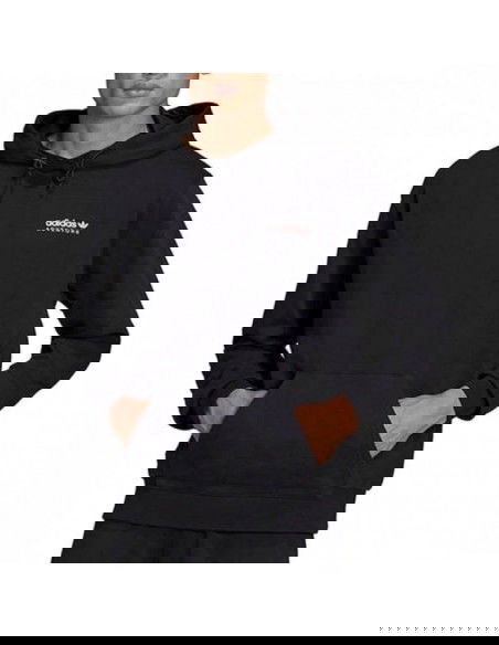 Adidas Adventure Ανδρικό Φούτερ με Κουκούλα και Τσέπες Μαύρο HF4765