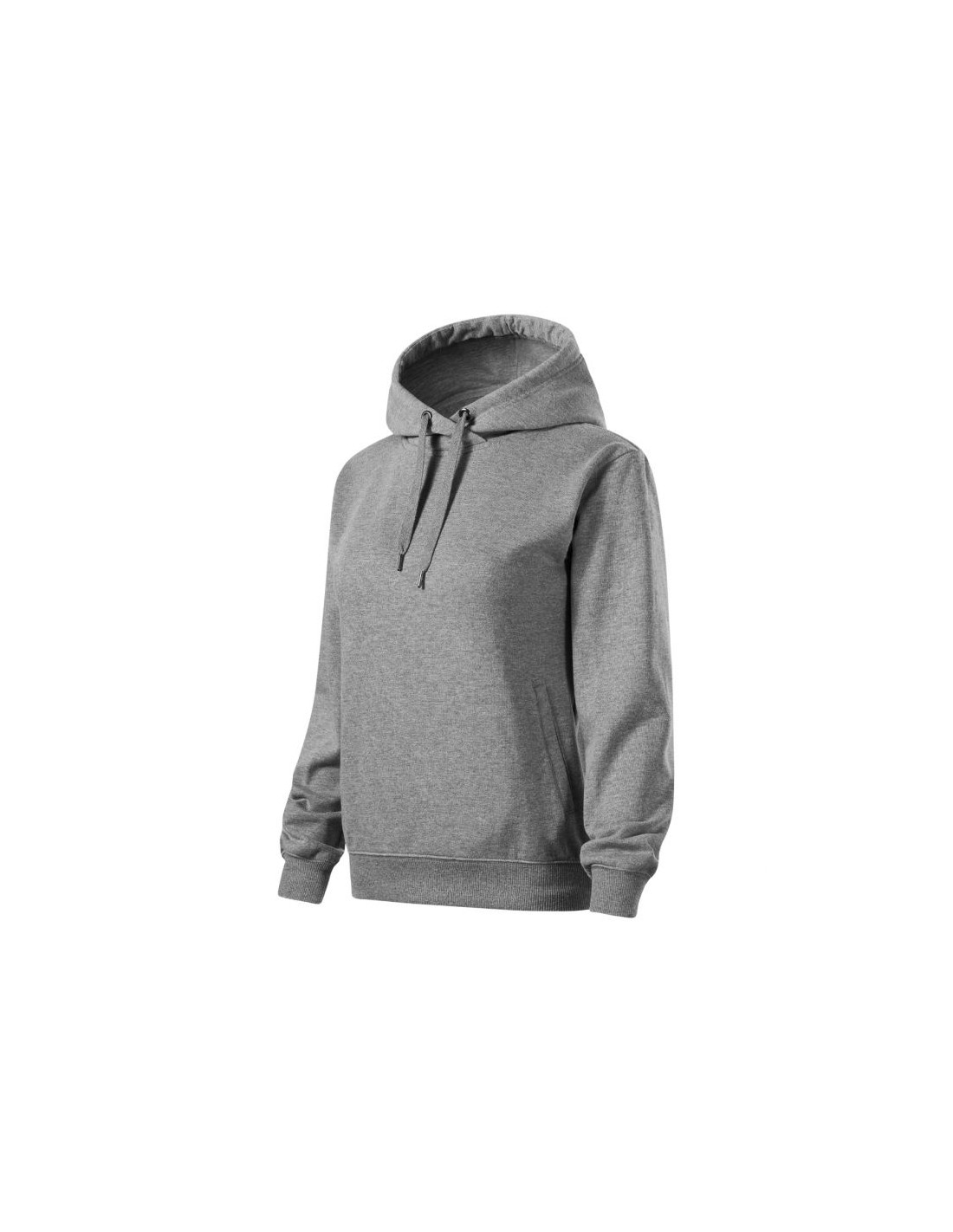 Malfini Γυναικεία Ζακέτα Φούτερ με Κουκούλα Χακί MLI-C2033