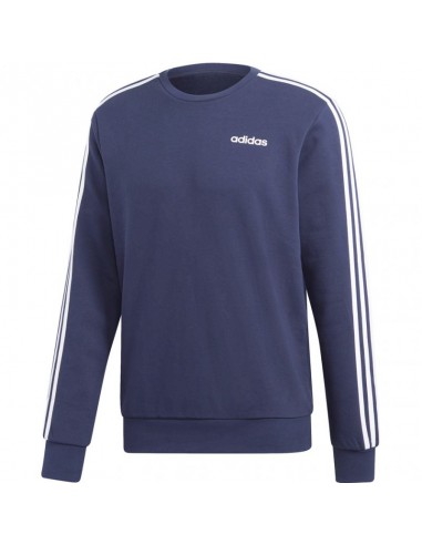 Adidas Essentials 3-Stripes Sweatshirt Ανδρικό Φούτερ Navy Μπλε DU0484