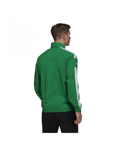 Adidas Squadra 21 Presentation Ανδρική Φούτερ Ζακέτα με Τσέπες Πράσινη GP6447