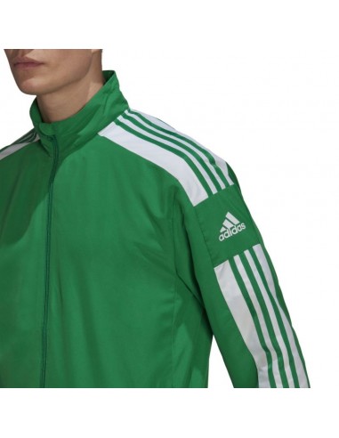 Adidas Squadra 21 Presentation Ανδρική Φούτερ Ζακέτα με Τσέπες Πράσινη GP6447