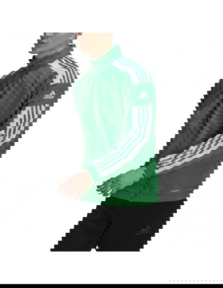 Adidas Squadra 21 Presentation Ανδρική Φούτερ Ζακέτα με Τσέπες Πράσινη GP6447