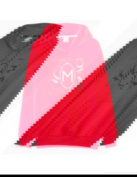 Puma Ανδρικό Φούτερ με Κουκούλα Κόκκινο 772316-01