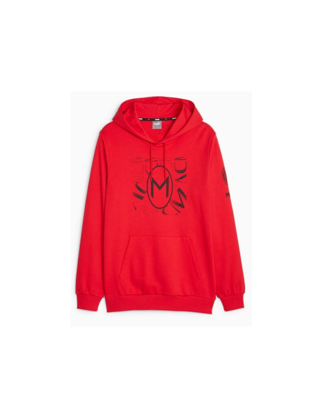 Puma Ανδρικό Φούτερ με Κουκούλα Κόκκινο 772316-01