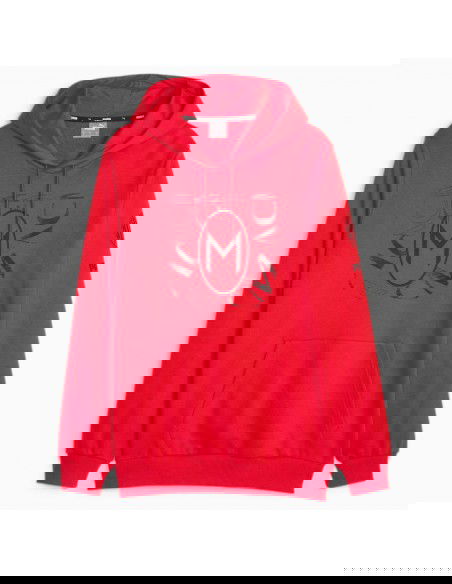 Puma Ανδρικό Φούτερ με Κουκούλα Κόκκινο 772316-01