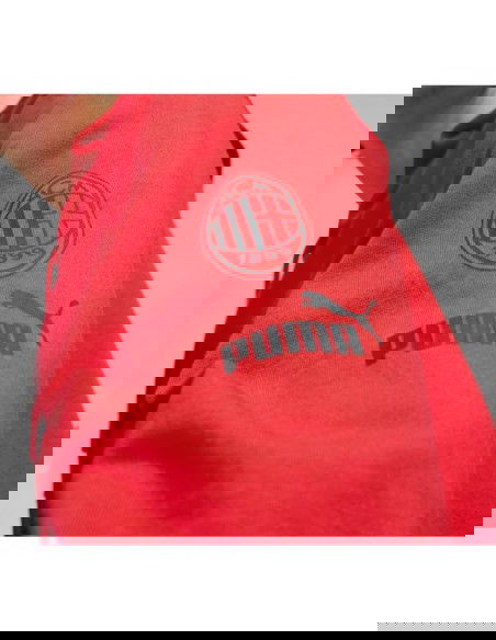 Puma Ανδρικό Φούτερ με Κουκούλα Κόκκινο 772316-01