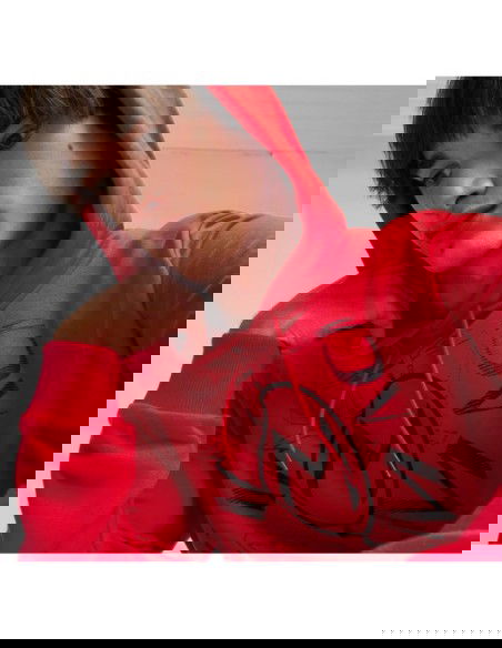 Puma Ανδρικό Φούτερ με Κουκούλα Κόκκινο 772316-01