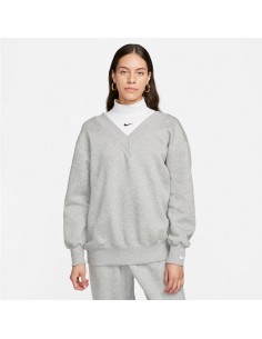 Nike Sportswear Phoenix Γυναικείο Φούτερ Γκρι FB8317-063