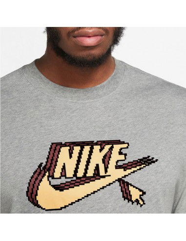 Nike Ανδρικό Αθλητικό T-shirt Κοντομάνικο Γκρι FD1296-063