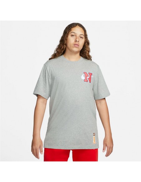 Nike Ανδρικό Αθλητικό T-shirt Κοντομάνικο Γκρι FD1320-063