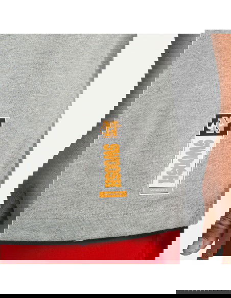 Nike Ανδρικό Αθλητικό T-shirt Κοντομάνικο Γκρι FD1320-063