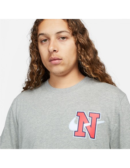 Nike Ανδρικό Αθλητικό T-shirt Κοντομάνικο Γκρι FD1320-063