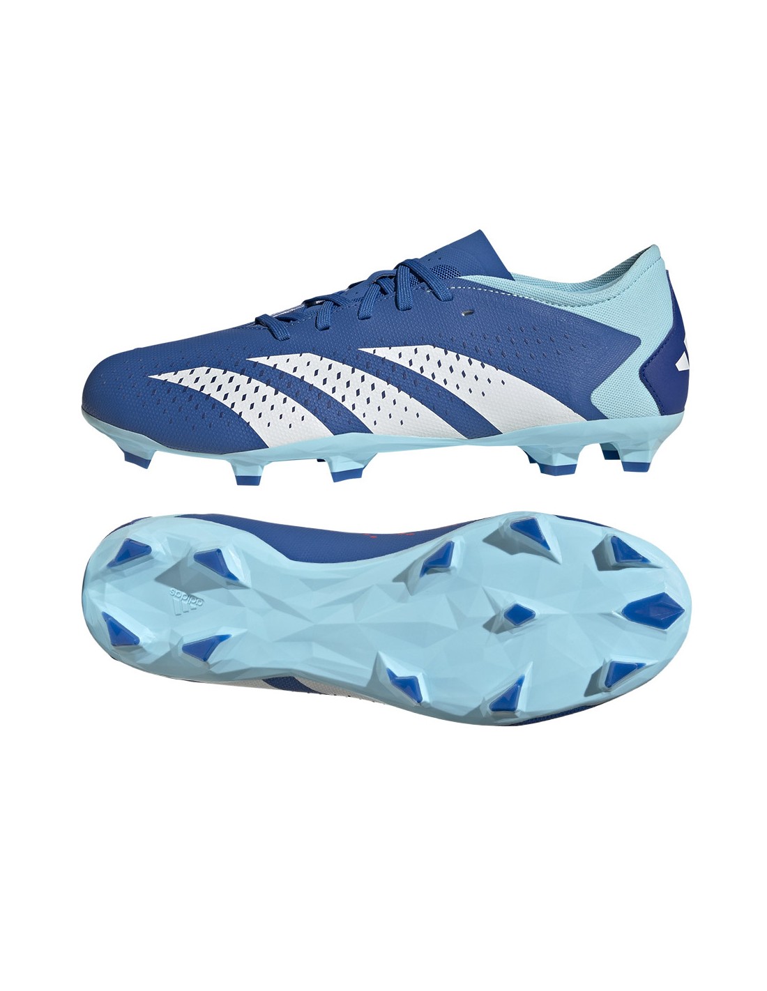 Adidas Predator Accuracy.3 L FG GZ0015 Χαμηλά Ποδοσφαιρικά Παπούτσια με Τάπες Bright Royal / Cloud White / Bliss Blue