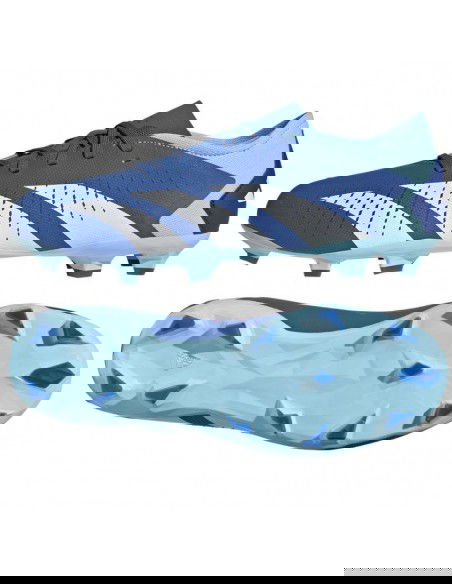 Adidas Predator Accuracy.3 L FG GZ0015 Χαμηλά Ποδοσφαιρικά Παπούτσια με Τάπες Bright Royal / Cloud White / Bliss Blue