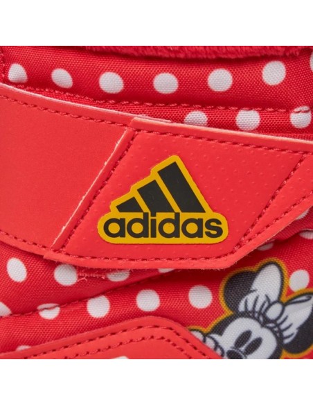 Adidas Winterplay x Disney Παιδικά Μποτάκια με Σκρατς Bright Red / Cloud White / Better Scarlet IG7188